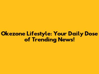 Okezone Lifestyle: Your Daily Dose of Trending News!